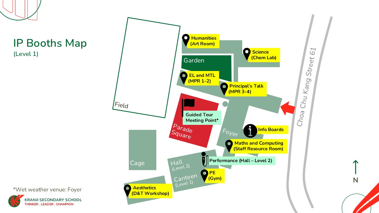 Booths layout